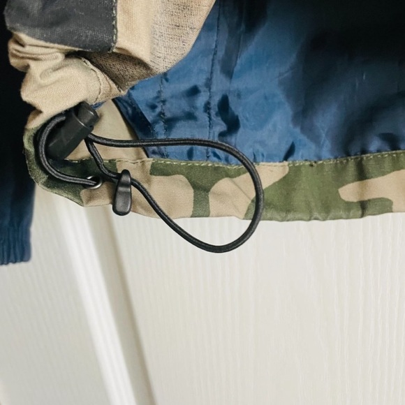 Element Wolfeboro Collection Navy Camo Lightweight Windbreaker Jacket Size S - Picture 5 of 7